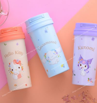 三麗鷗 隨行保溫杯-花卉
